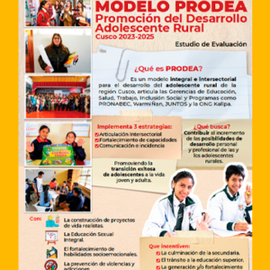 Modelo PRODEA Promoción del Desarrollo Adolescente Rural